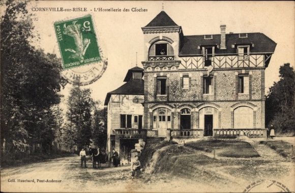CPA Corneville-sur-Risle-Eure, Hostellerie des Cloches