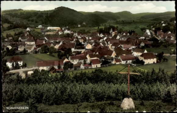 Ak Schmidmühlen in der Oberpfalz, Gesamtansicht