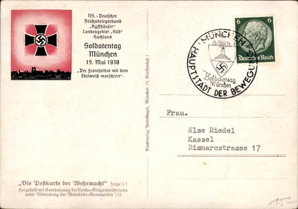Artist Postcard Friedmann, Hans, German Wehrmacht, Parade of the Cavalry at a Gallop