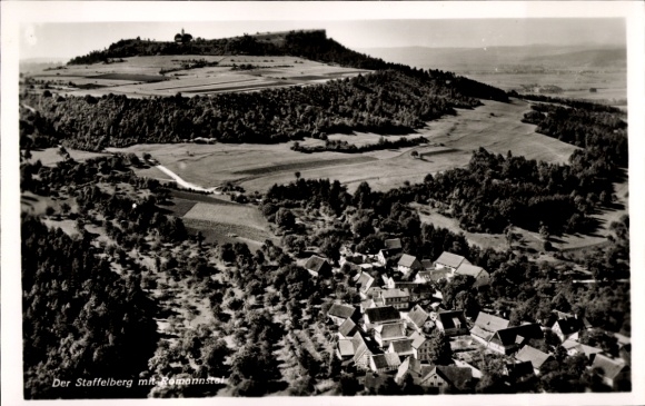 Postcard Bad Staffelstein am Main Upper Franconia, Staffelberg