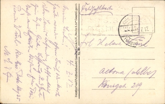 Postcard Niš Nisch Serbia, street life, residents in traditional costumes, German soldiers, World War I
