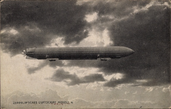 AK Zeppelin Luchtschip Model 4