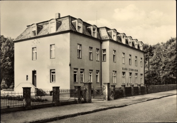 Postcard Bad Wilsnack in the Prignitz, Clara Zetkin home
