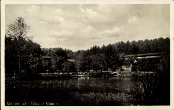 Postcard Chorin in der Mark, Restaurant Mariental