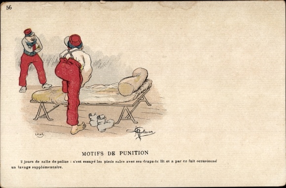 Artist PC Guillaume, Albert, Reasons for Punishment, 2 days in the Pellee room