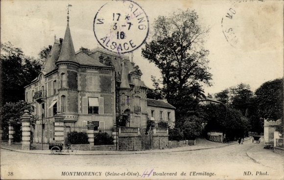 CPA Montmorency Val d'Oise, Boulevard de l'Ermitage