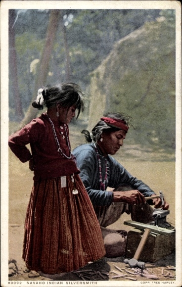 Ak Navaho Indianer, Silberschmied
