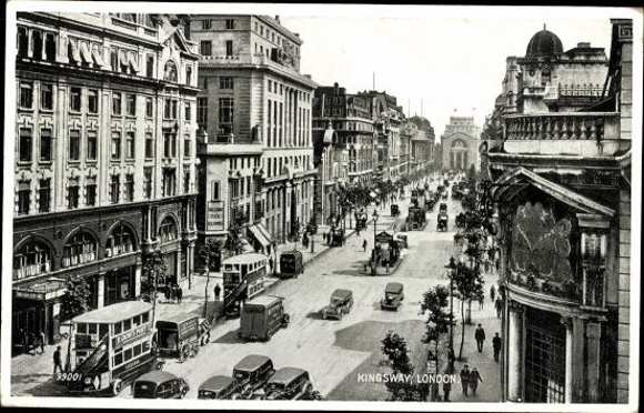 10 alte AK London City England, verschiedene Ansichten