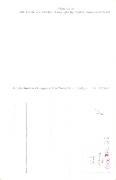 Postcard Dorfen in Upper Bavaria, aerial photograph