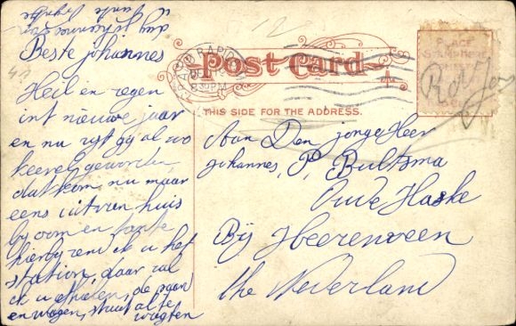 Briefkaart Grand Rapids Michigan de VS, Union Depot