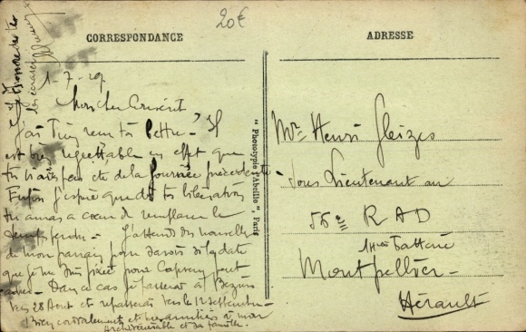 Postcard Colombes Hauts de Seine, L'Entrée du Stade