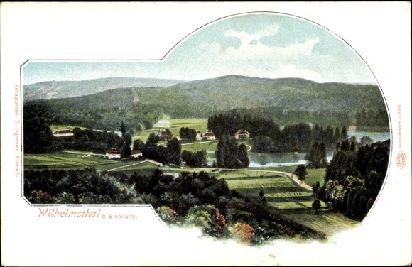 Postcard Wilhelmsthal Gerstungen, general view