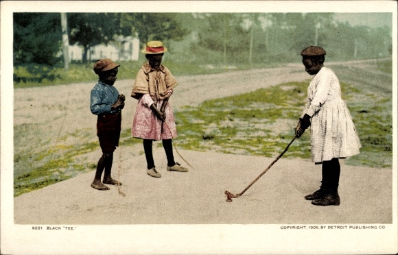 AK USA, Black Tee, Golf spielen