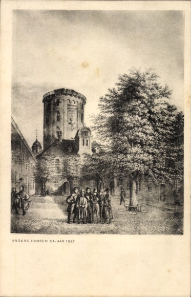 Künstler Ak Hansen, Anders, Runder Turm in Kopenhagen