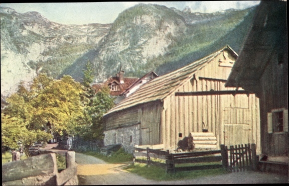 PC Obertraun Upper Austria, village motif