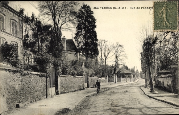 Ak Yerres Essonne, Rue de l&#39;Abbaye