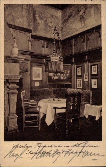 KP Eisenach, Gasthof Weinhaus Turmschänke, Nikolaiturm, Stammtisch P. Lindau