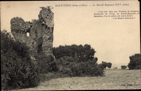 PC Bonnières sur Seine Yvelines, Le Mesnil Renard