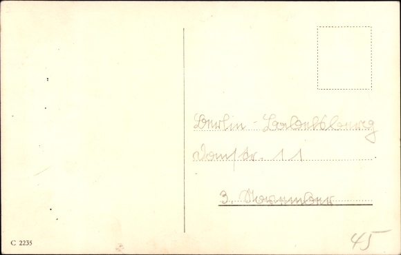 Postcard actress and dancer Marika Rökk, portrait, fan, autograph