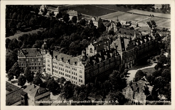 Ak Naumburg an der Saale, Nationalpolitische Erziehungsanstalt, Fliegeraufnahme