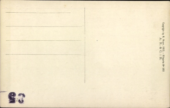 Artist Postcard Mastroianni, Domenico, Hunter, Gooseherd, Allegory No. 183