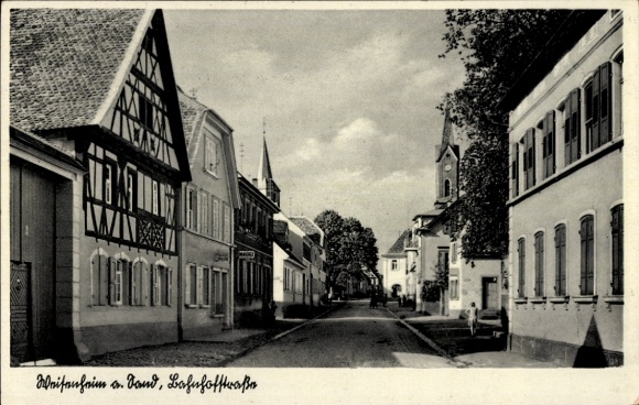 Ansichtkaart Weisenheim am Sand Pfalz, Bahnhofstrasse
