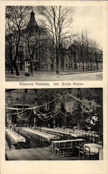 Ak Nowawes Babelsberg Potsdam, Klemms Festsäle, Wilhelmstraße