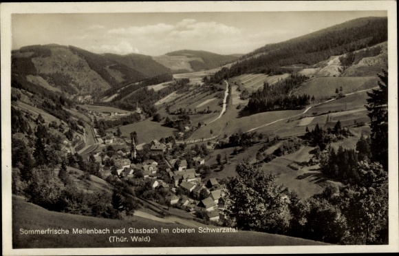 KP Mellenbach Glasbach Schwarzatal Turyngia, Panorama
