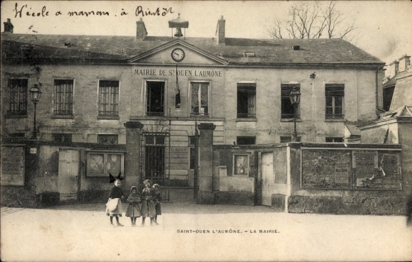 Ak Saint Ouen l’Aumône Val d’Oise, Rathaus