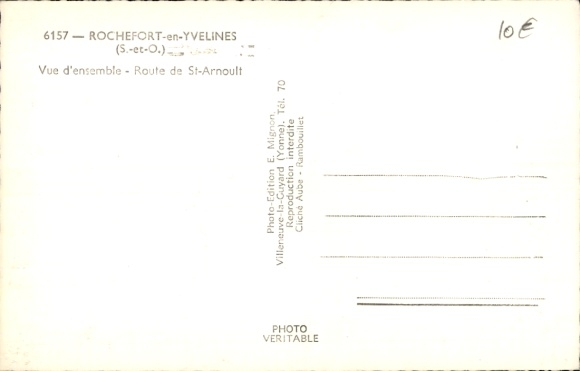 PC Rochefort en Yvelines, Route de St Arnoult