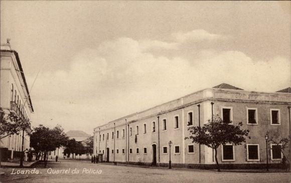 Ak Luanda Loanda Angola, Polizeiquartier