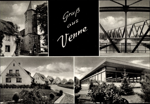 Ak Venne Ostercappeln in Niedersachsen, Ortsansichten, Kirche