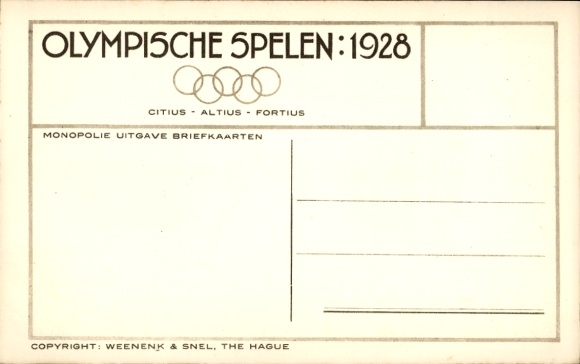 PC Amsterdam, Olympic Games 1928, football, Argentina