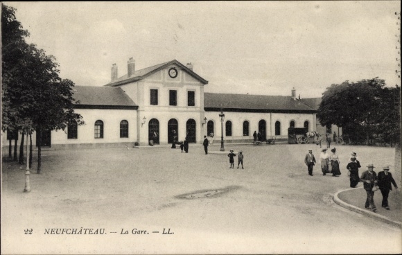 PC Neufchâteau Lorraine Vosges, La Gare, train station from the street side