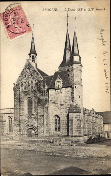Ak Broglie Eure, L&#39;Eglise