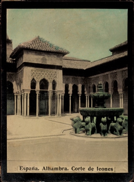 Photo Granada Andalusien Spanien, Alhambra, Court of lions
