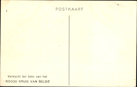 Artist PC Helpt Elkander, Nurse, Wounded Man, Belgian Red Cross