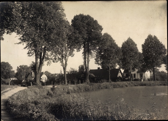 Photo Reinfeld in Holstein, view of the town, around 1920