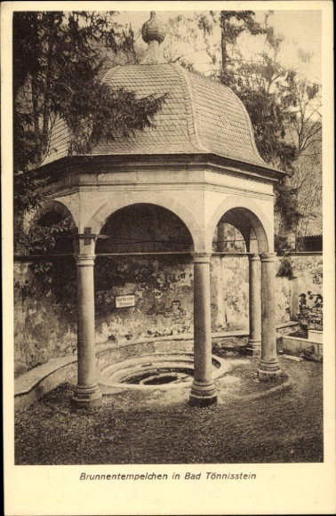 Postcard Bad Tönnisstein Kell Andernach am Rhein, Brunnentempelchen