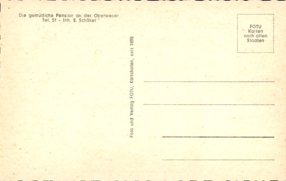 Postcard Beverungen in North Rhine Westphalia, Villa Ostertal