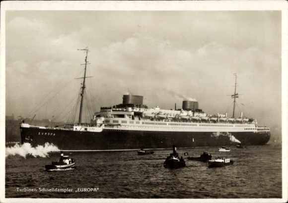 PC steamer Europe, HAPAG