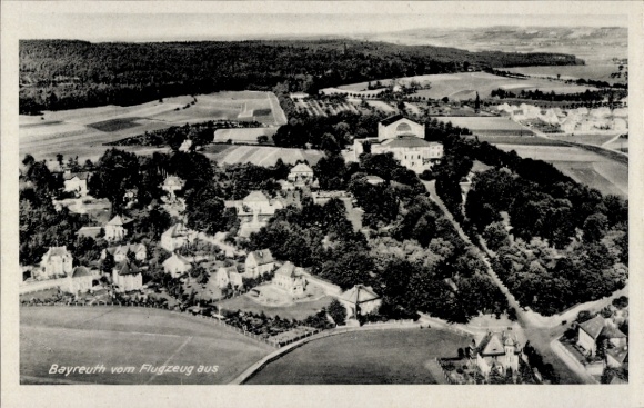 Ak Bayreuth in Opper-Franken, luchtfoto