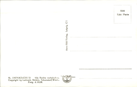 Postcard Eresing in Upper Bavaria, Archabbey of Saint Ottilien, aerial photograph