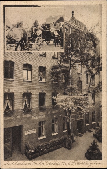 Ak Berlin Mitte, meisjeshuis, vluchtelingenhuis, Tieckstraße 17