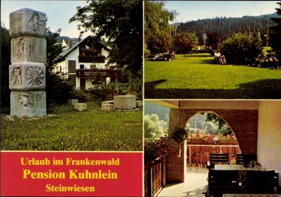 Ak Steinwiesen in Oberfranken, Pension Kuhnlein