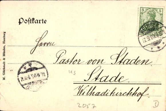 Postcard Reinbek in Schleswig-Holstein, Radkuhle, Bridge