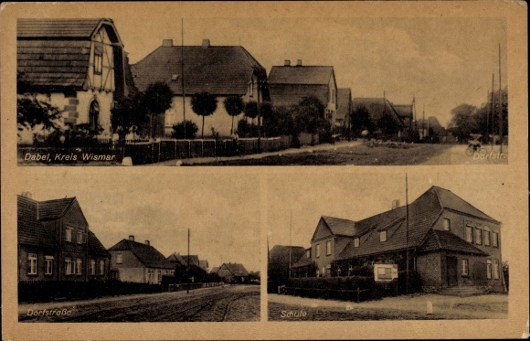 KP Dabel w Meklemburgii, Dorfstrasse, szkoła