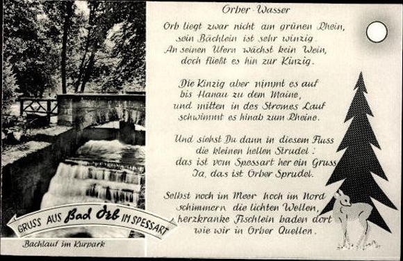 10 alte Ak Bad Orb in Hessen, diverse Ansichten