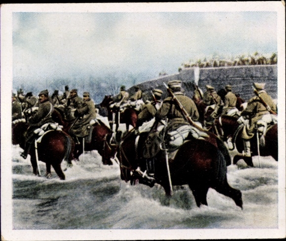 Collector's picture The post-war period 56, August 1922 Greek-Turkish War, Greek cavalry, escape