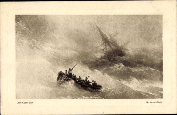 Artist CPA Aivazovsky, Sauvetage